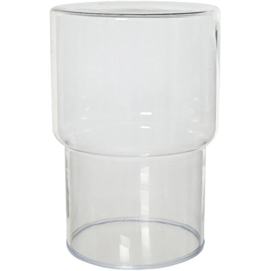 Hocker Reduced Transparent Glas 30.5 cm 44.5 cm