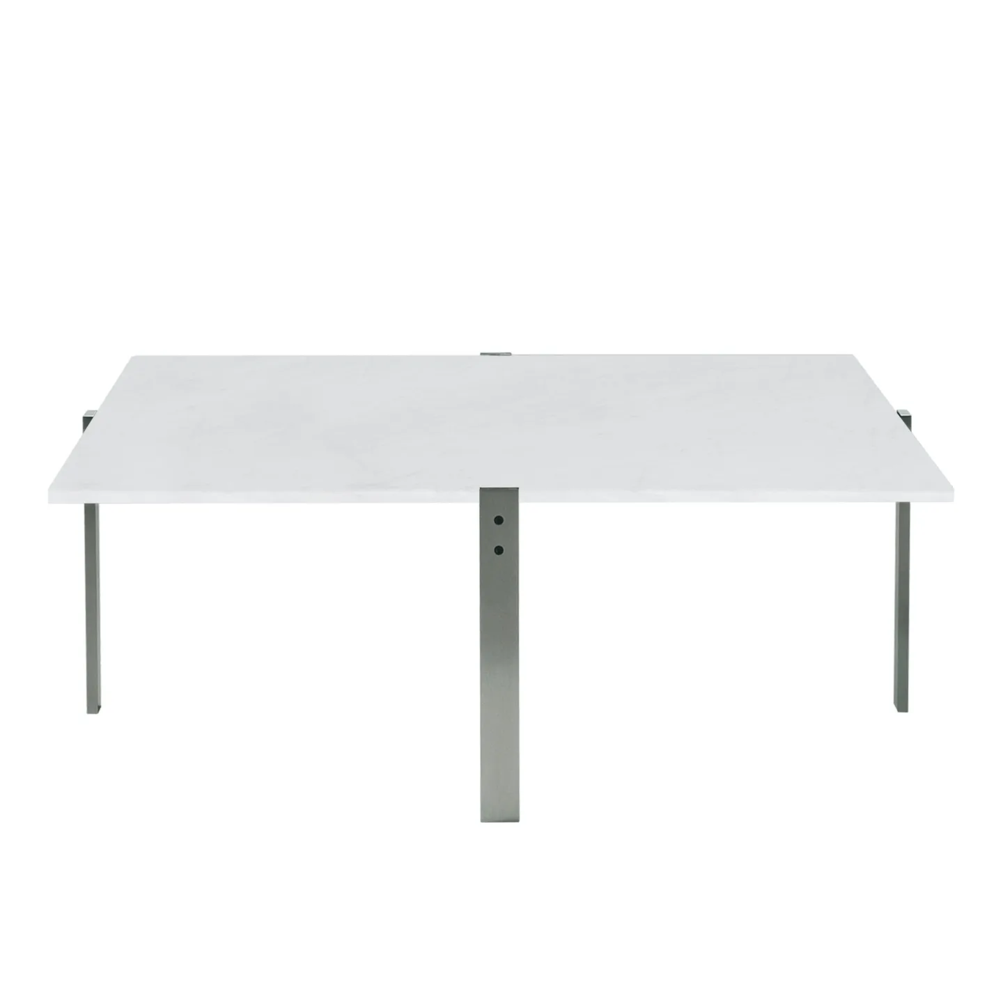 Fritz Hansen - PK65, Glas - Soffbord - Poul Kjærholm - Transparent - Glas/Metall