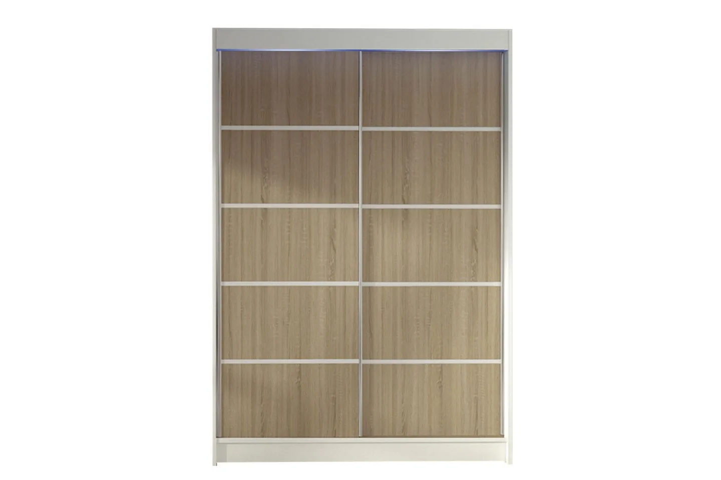 Liverpool Garderob 120x200 cm - Brun/Vit