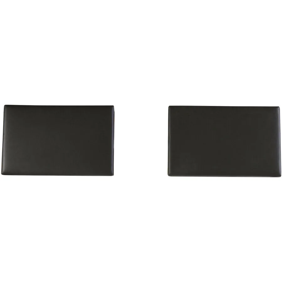 Hasena Kissen-Set Felice Schwarz Kunstleder 55 cm 3.5 cm