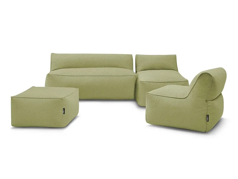 Gartensofa BOBOCHIC RIVIERA Stoff grün