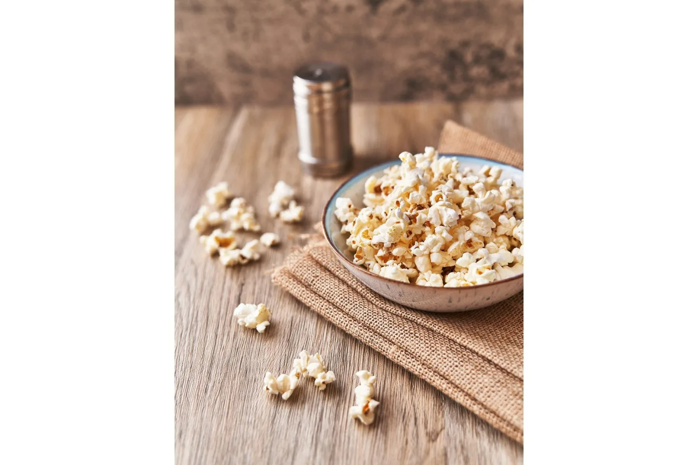 Poster Popcorn 30x40 cm - Beige