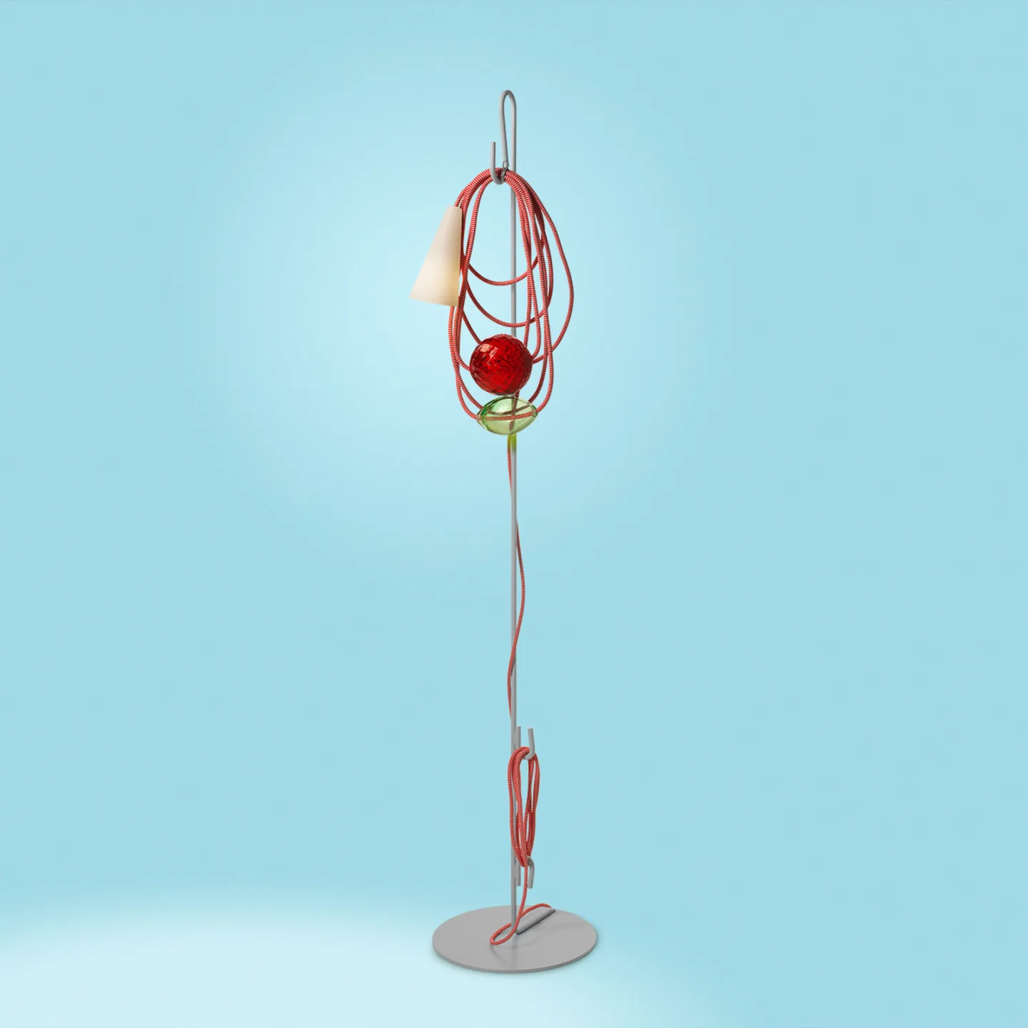 Filo Stehleuchte Emerald King - Foscarini - Wohnzimmer - Design - Metall - Einflammig