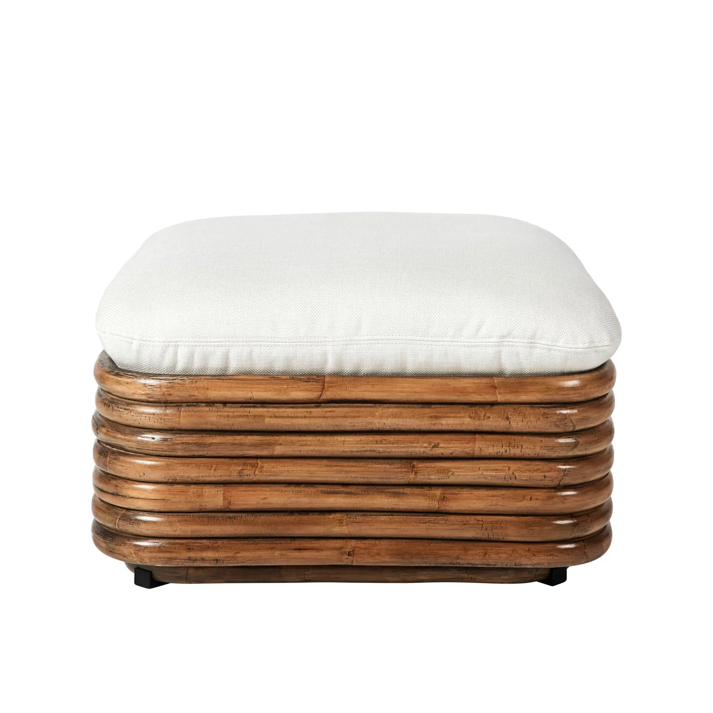 Gubi - Bohemian 72 Ottoman - Fully Upholstered, PG. B Dedar, Flair Special FR 101 - Utomhuspallar och puffar - Gabriella Crespi - Beige - Textilmaterial