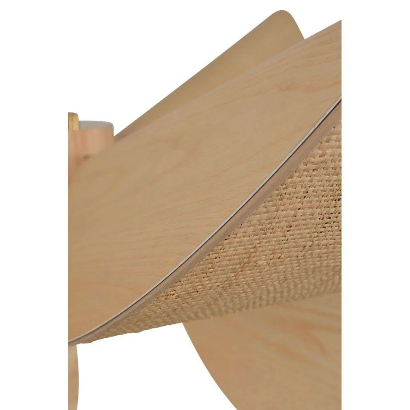 Lys pendellampe L, 6 lyskilder, natur, træ/rafia - Forestier - Stue - Design - Andet - Med flere lyskilder