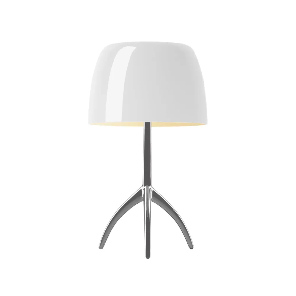 Foscarini Lumiere Grande Dimbar bordslampa vit, aluminium
