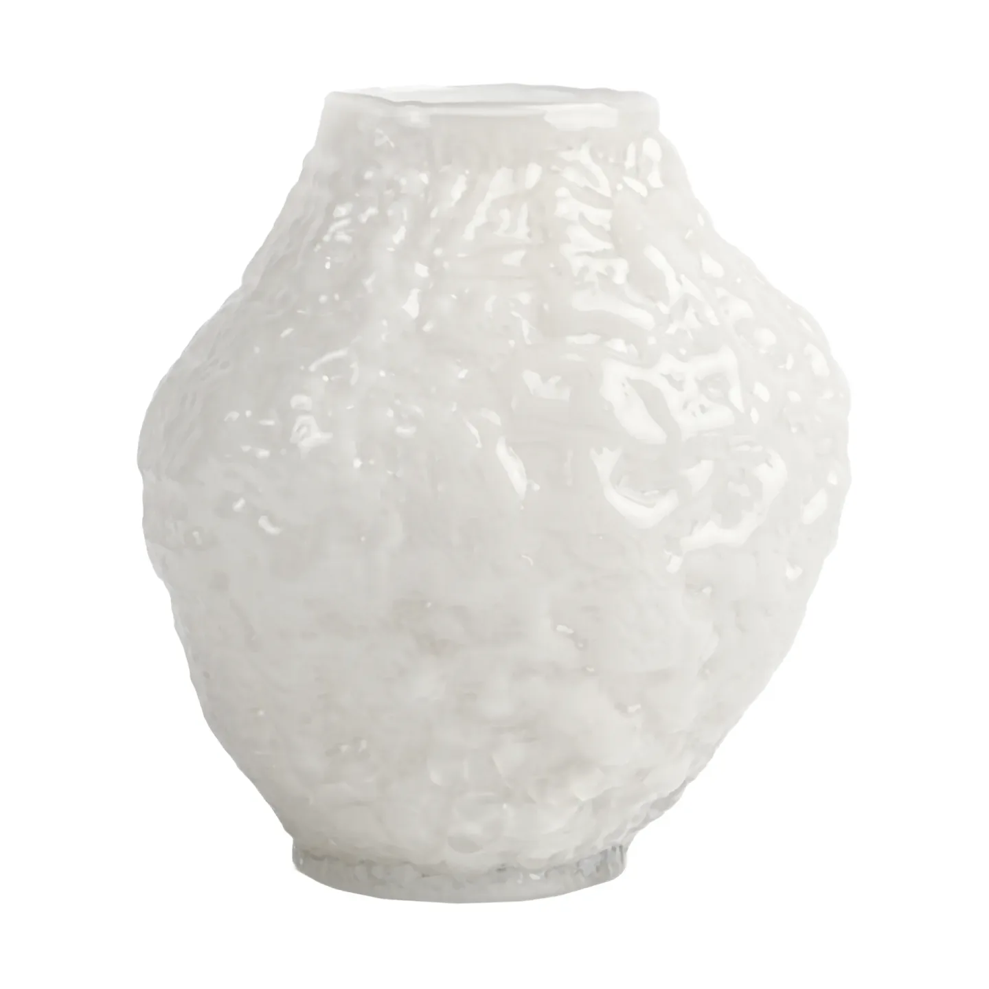 Byon Corallo Vase M 26x28x27 cm Elfenbeinweiß