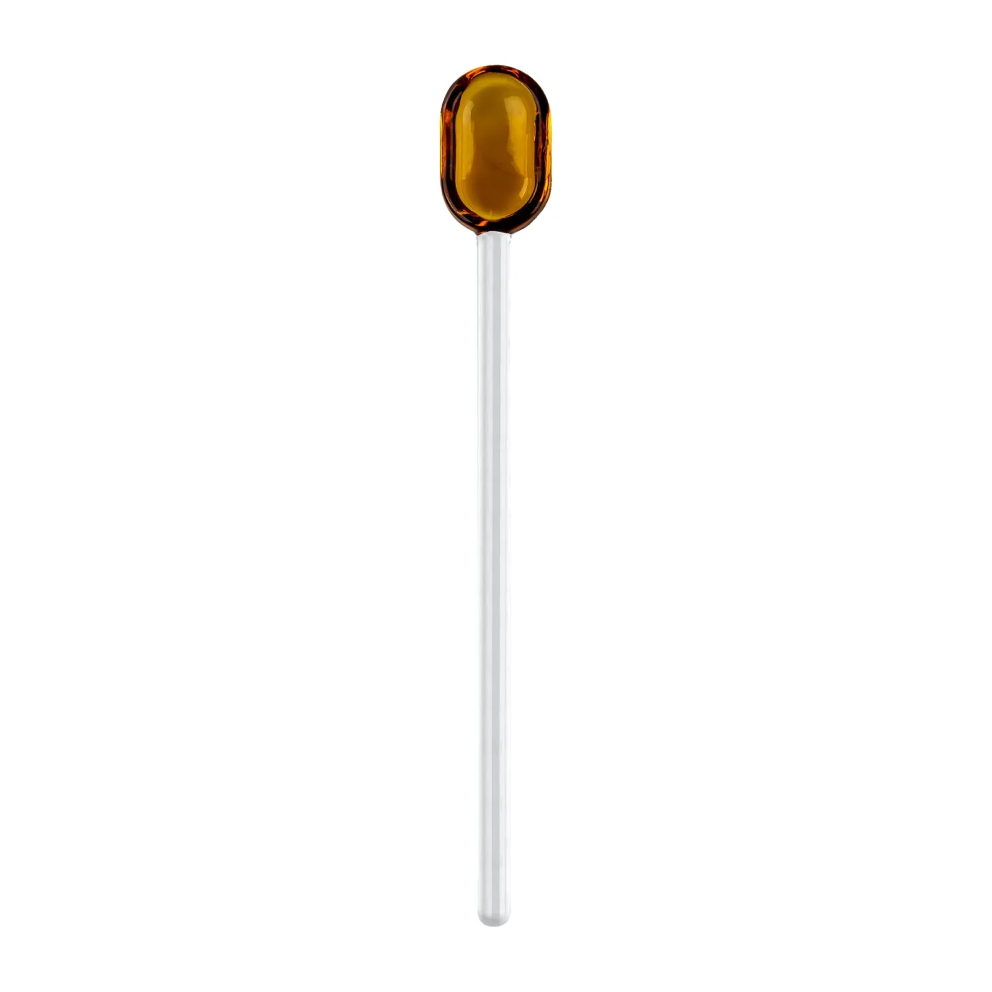 Muurla Muurla Lattelöffel Glas 15,5cm Yellow-clear