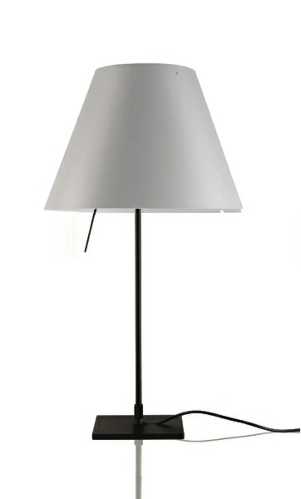 Costanzina Tischleuchte Schwarz/Mistic White - Luceplan - Wohnzimmer - Aluminium