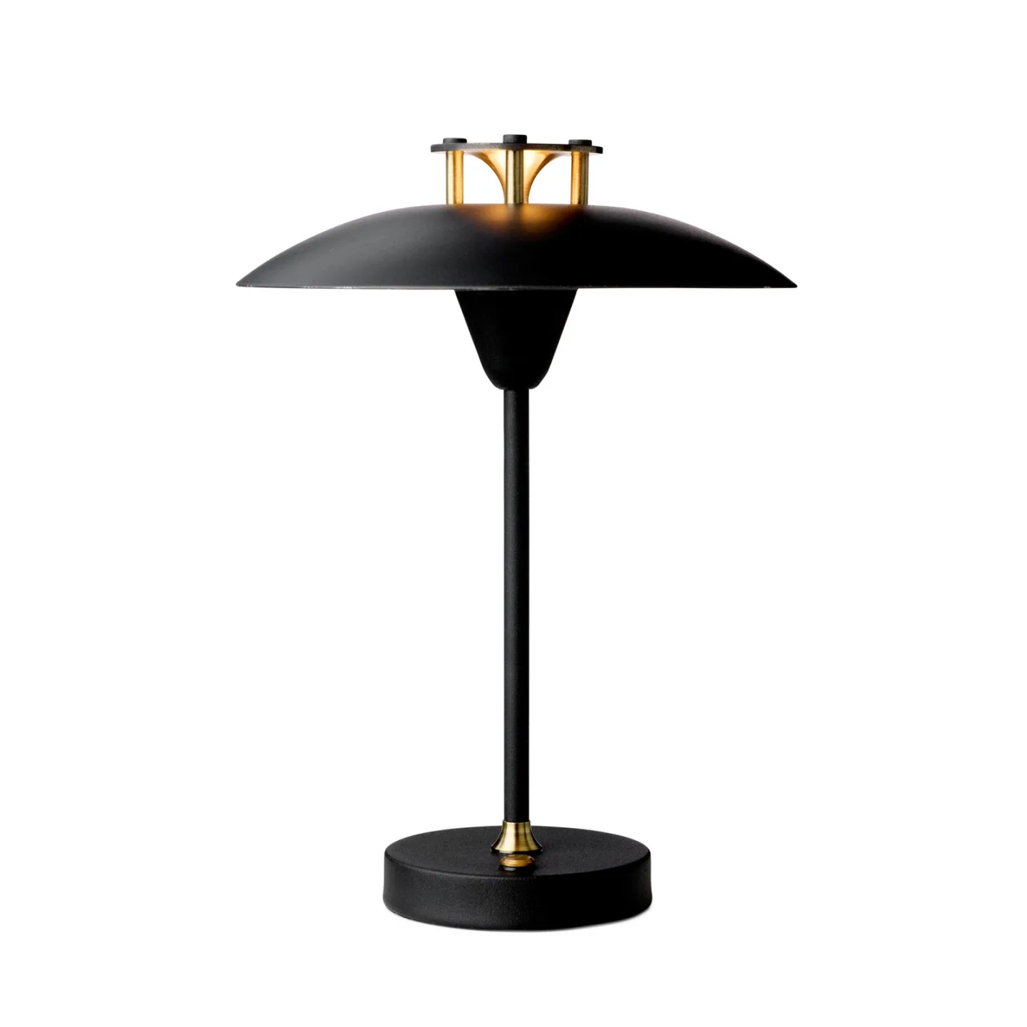 MINI STEPP 1-2-3 batteridrevet bordlampe, sort IP44 – Halo Design - Stue - Metal - Med én lyskilde