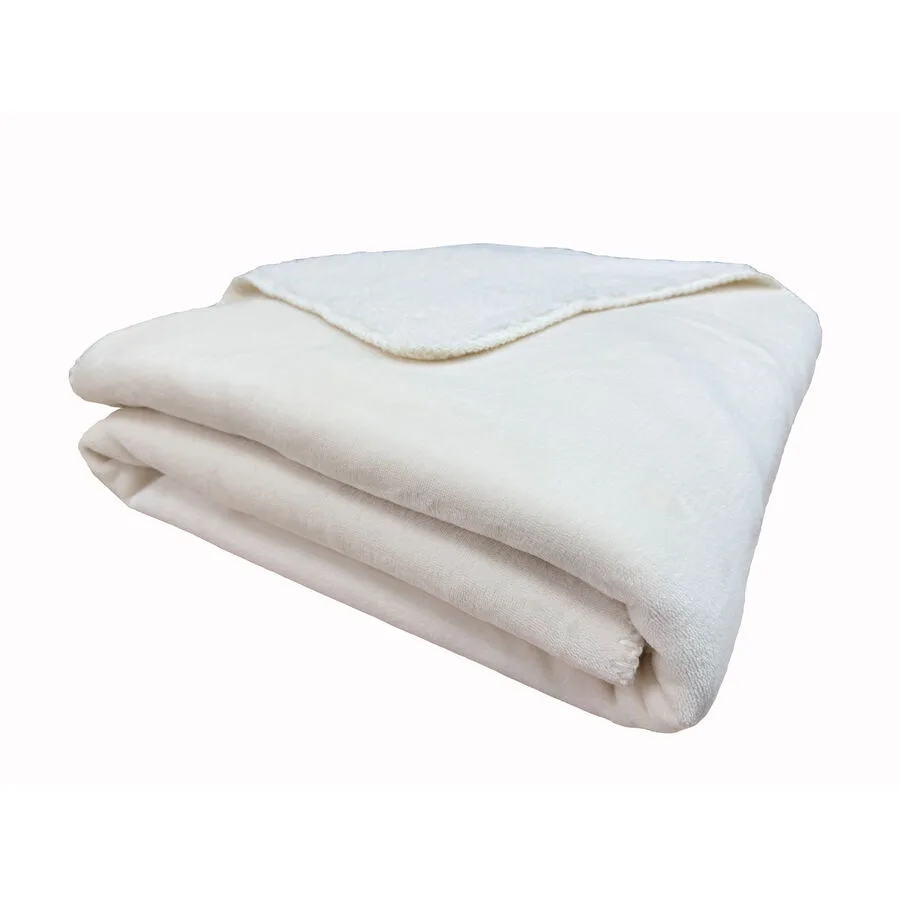 Wohndecke Emma 130x170cm offwhite - Material: 100% Polyester