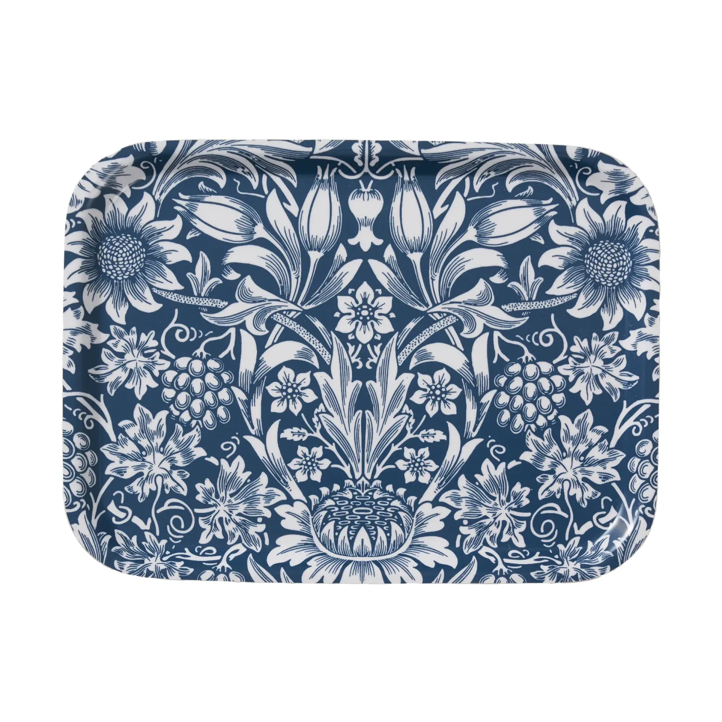 Klippan Yllefabrik Sunflower Tablett 20x27cm Dark denim