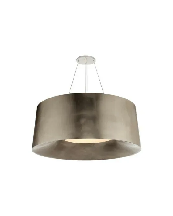 Halo Medium Hanging Shade Burnished Silver Leaf