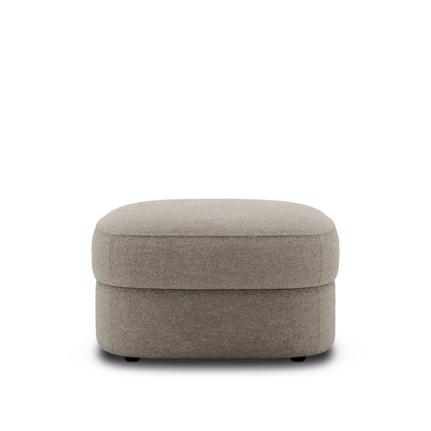 New Works - Covent Pouf, Small, 65x65, Barnum 3 Hemp - Category B - Sittpuffar - Arde Design Studio - Trä/Textilmaterial