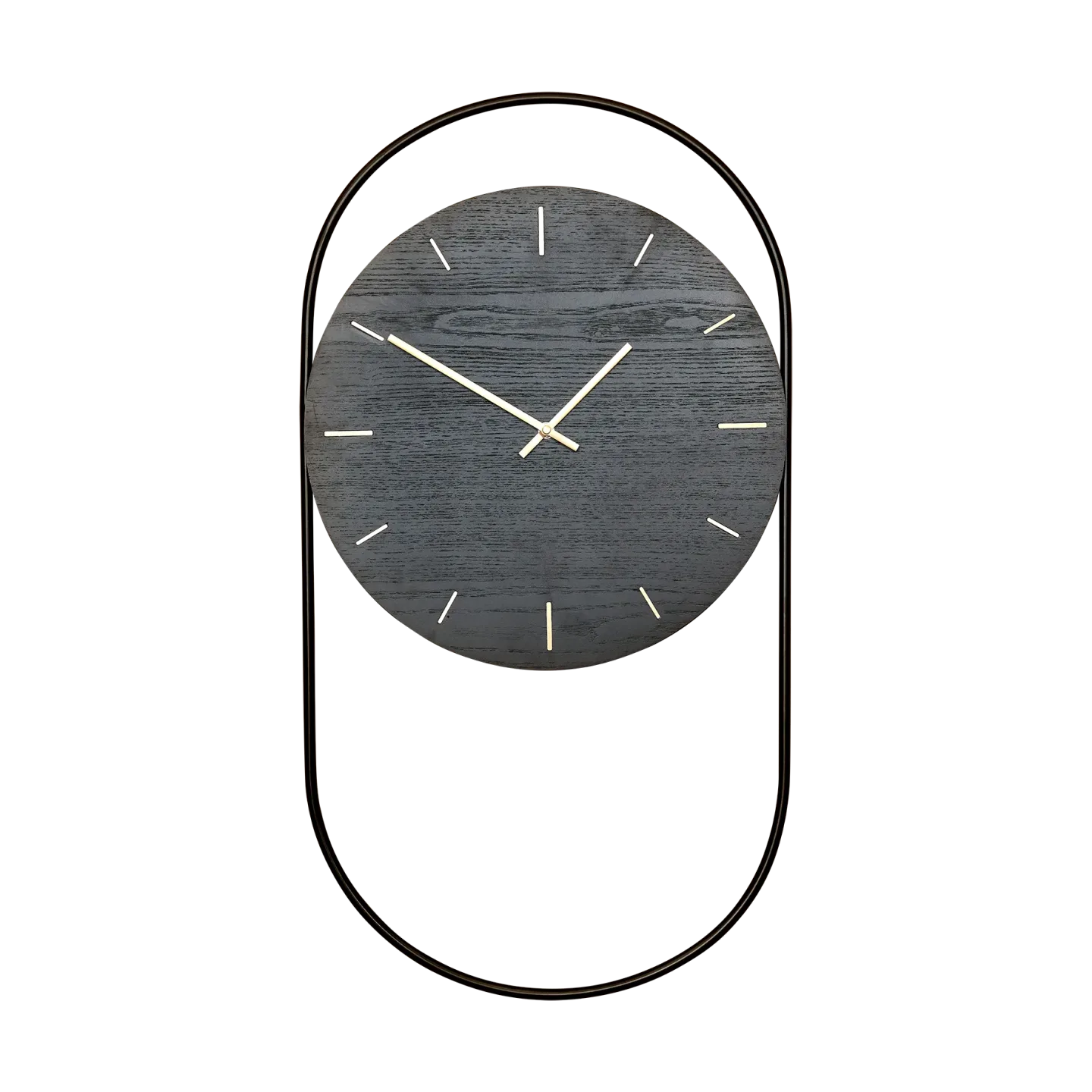Andersen Furniture A-Wall Wanduhr 41x76 cm Black-brass
