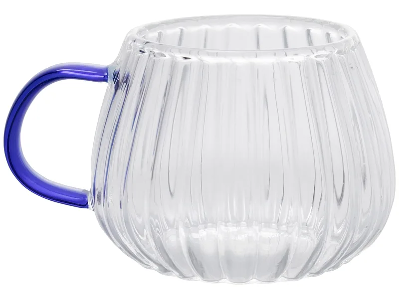Kaffeebecher MORGAN 35cl glas blau 1 Stück