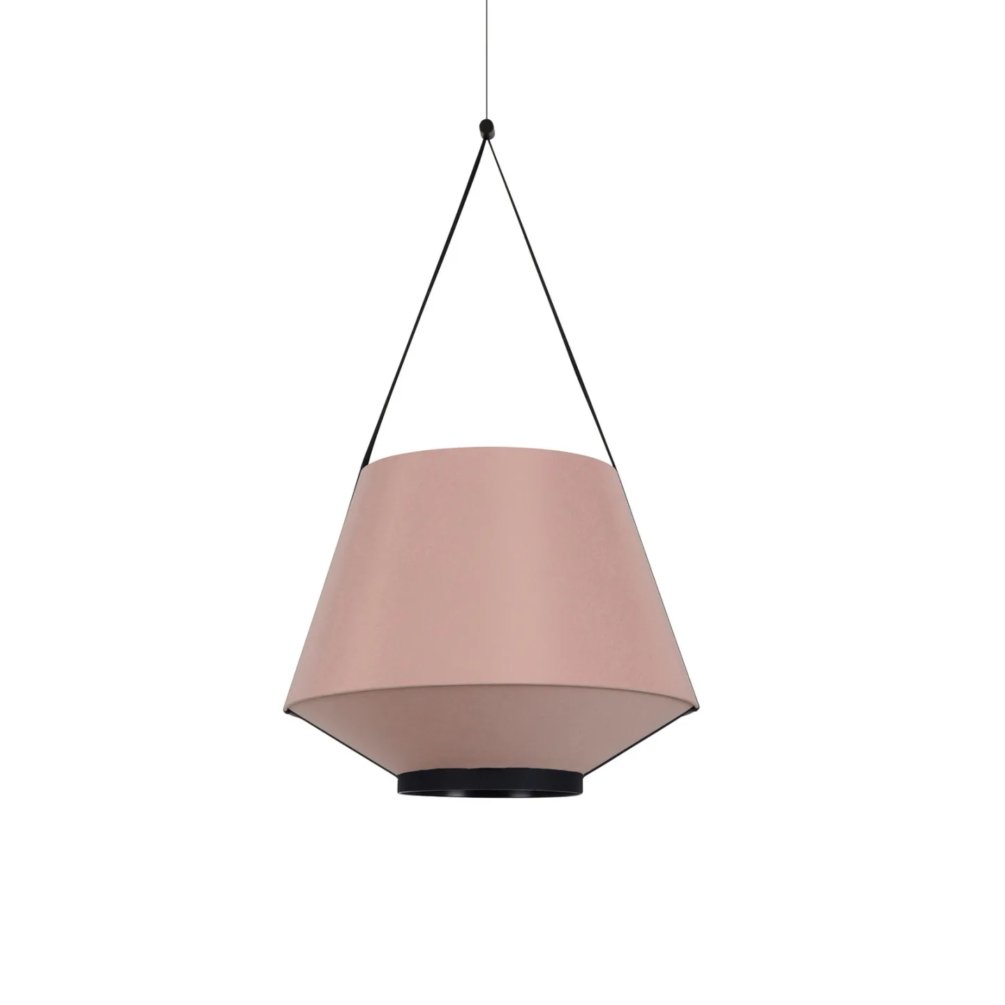 Carrie Pendelleuchte S Nude - Forestier Carrie S - Wohnzimmer - Design - Stoff / Textil - Einflammig