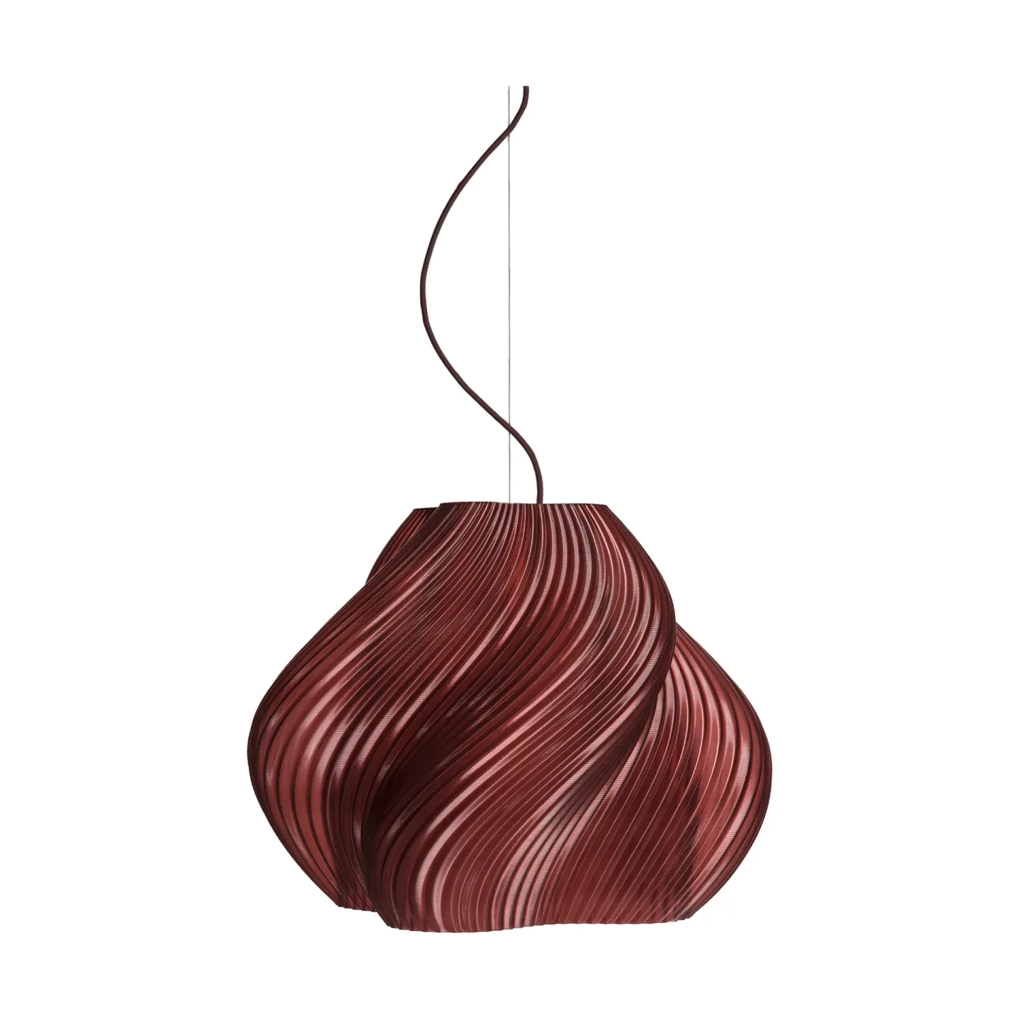 Crème Atelier Soft Serve Pendelleuchte Cherry-chrome, Mega, 60 cm