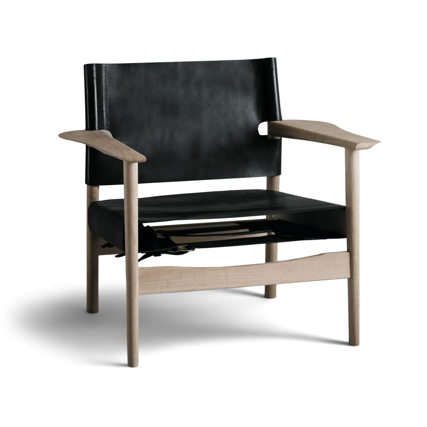OX Denmarq Autumn Sessel, seifenbehandeltes Eichengestell Schwarz