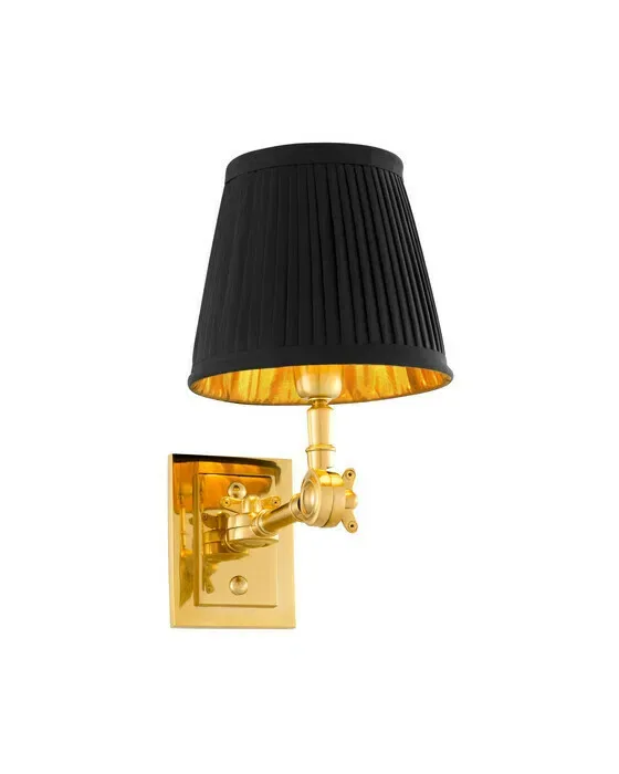 Wentworth vägglampa guld/svart