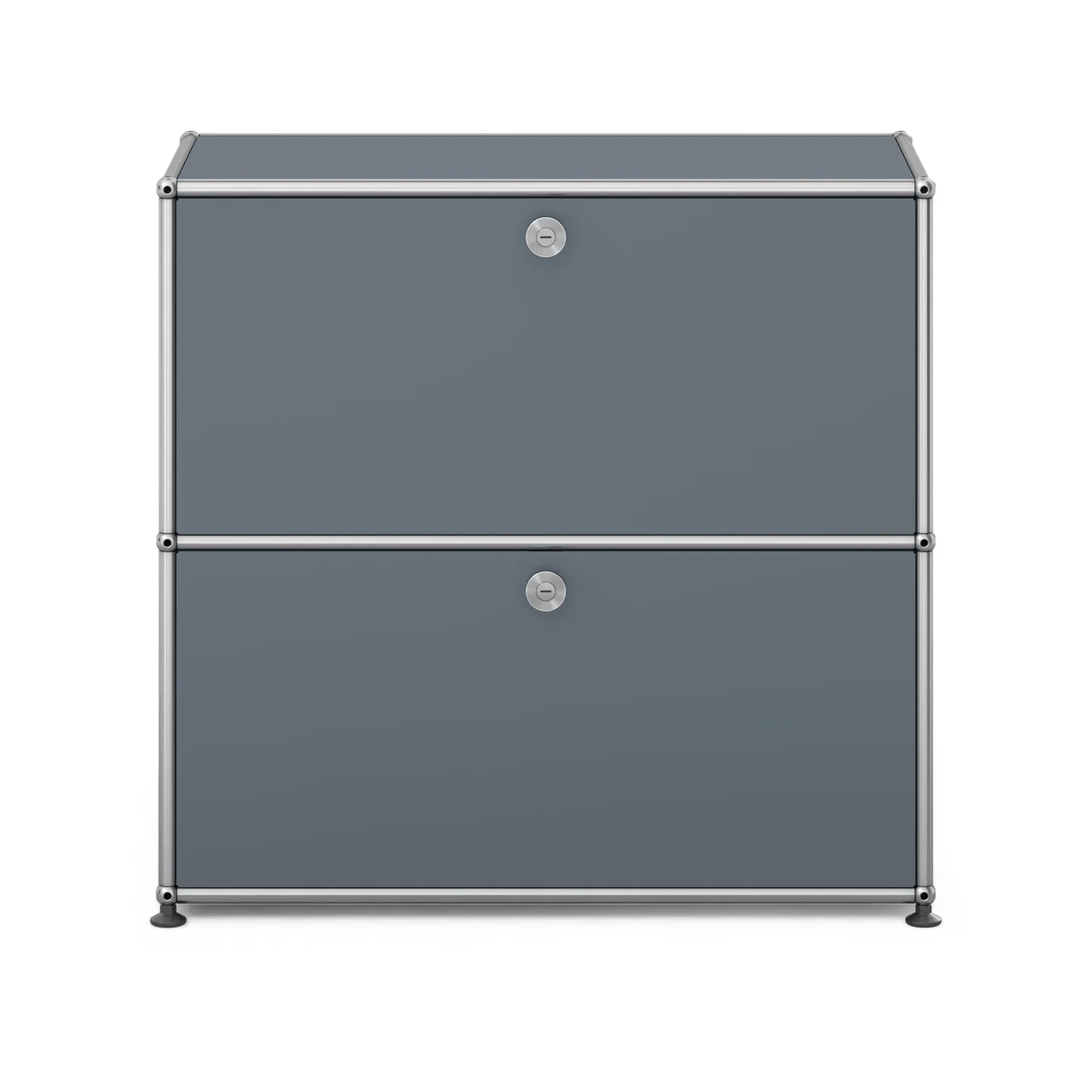 USM - USM Haller S2 32 USM Mid Grey - Skänkar och sideboards - Fritz Haller & Paul Schärer - Grå - Metall