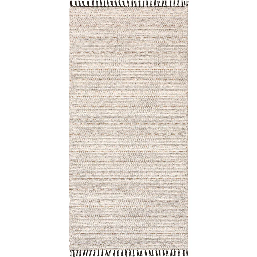 HORREDSMATTAN Teppich Tova beige Gefleckt/Meliert Polyester/Baumwolle 70 x 250 cm