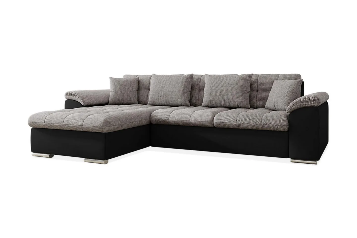 Camior Divanbäddsoffa 280x160x76 cm - Grå