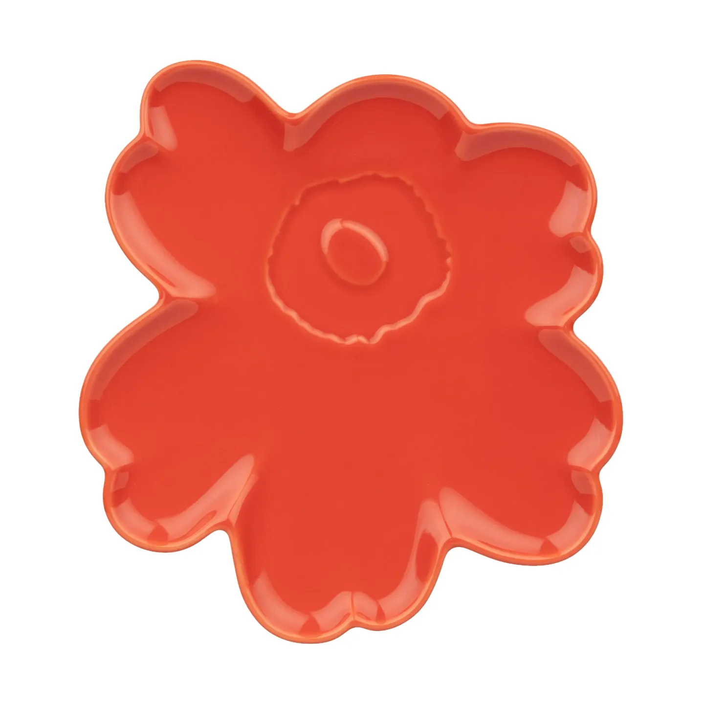 Marimekko Unikko shape Schale 20 cm Orange red