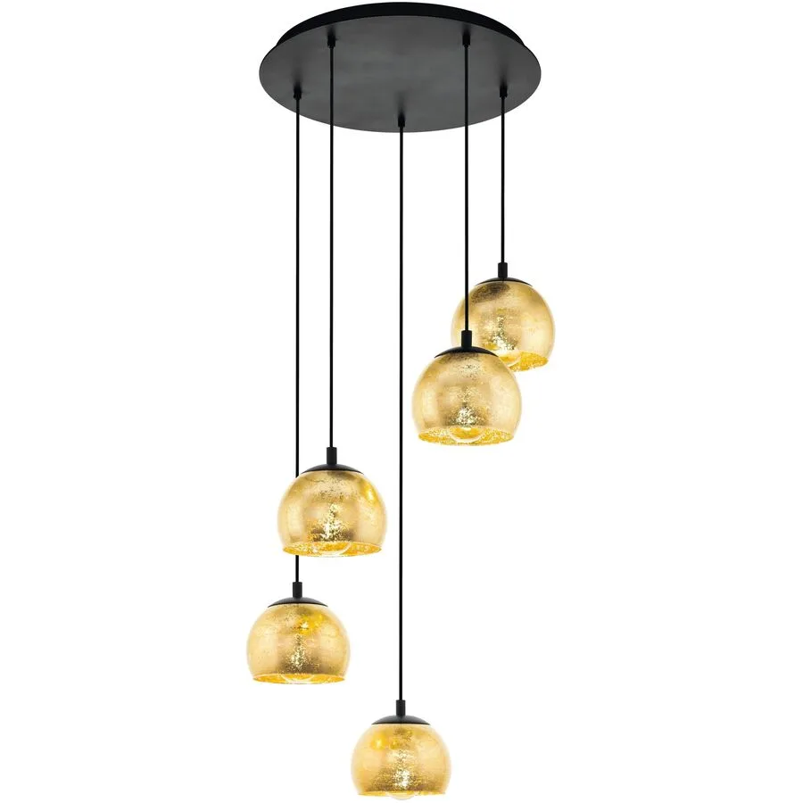 Eglo Pendellampe Albaraccin Schwarz Stahl 58.5 cm 150 cm