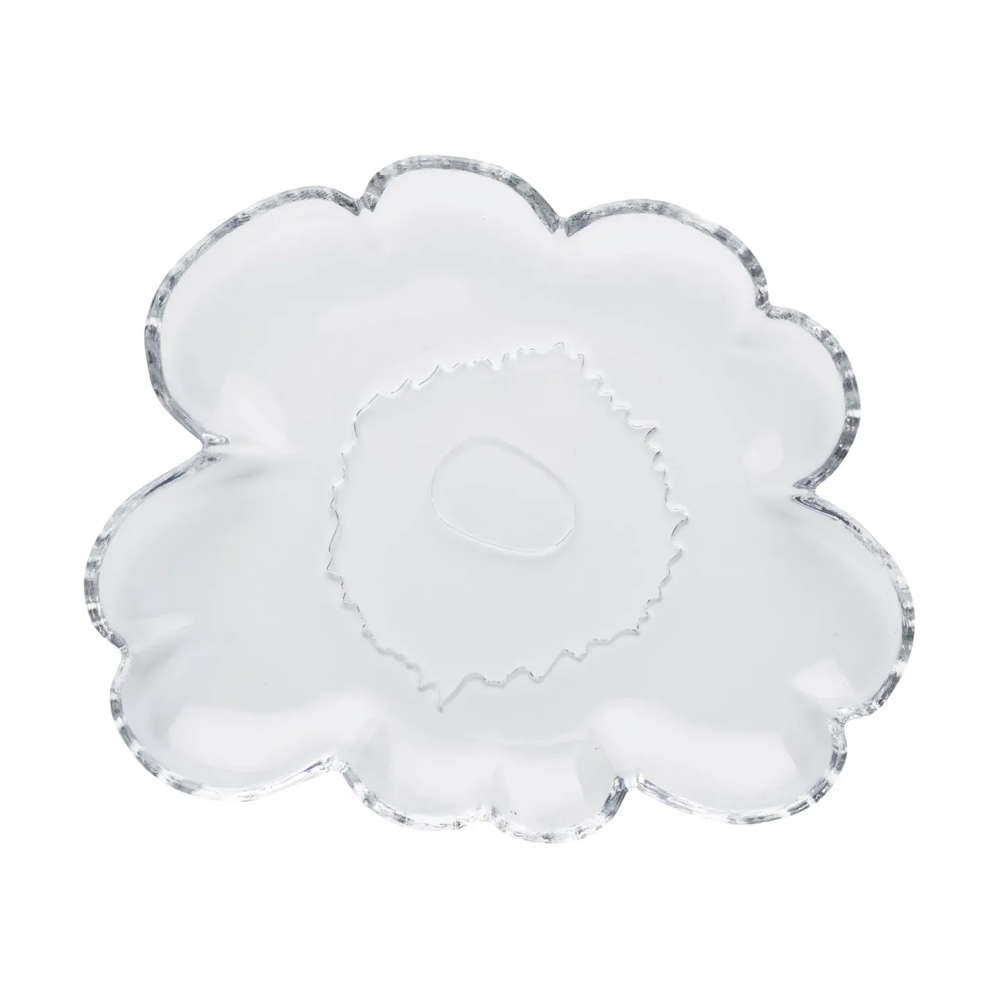 Marimekko Unikko Glasteller 20 cm Clear