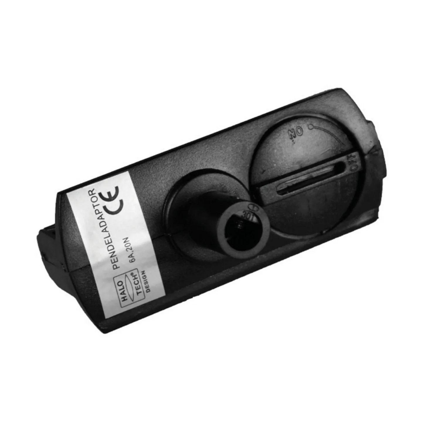 Pendellampeadapter Halotrack, svart - Halo Design - Plast