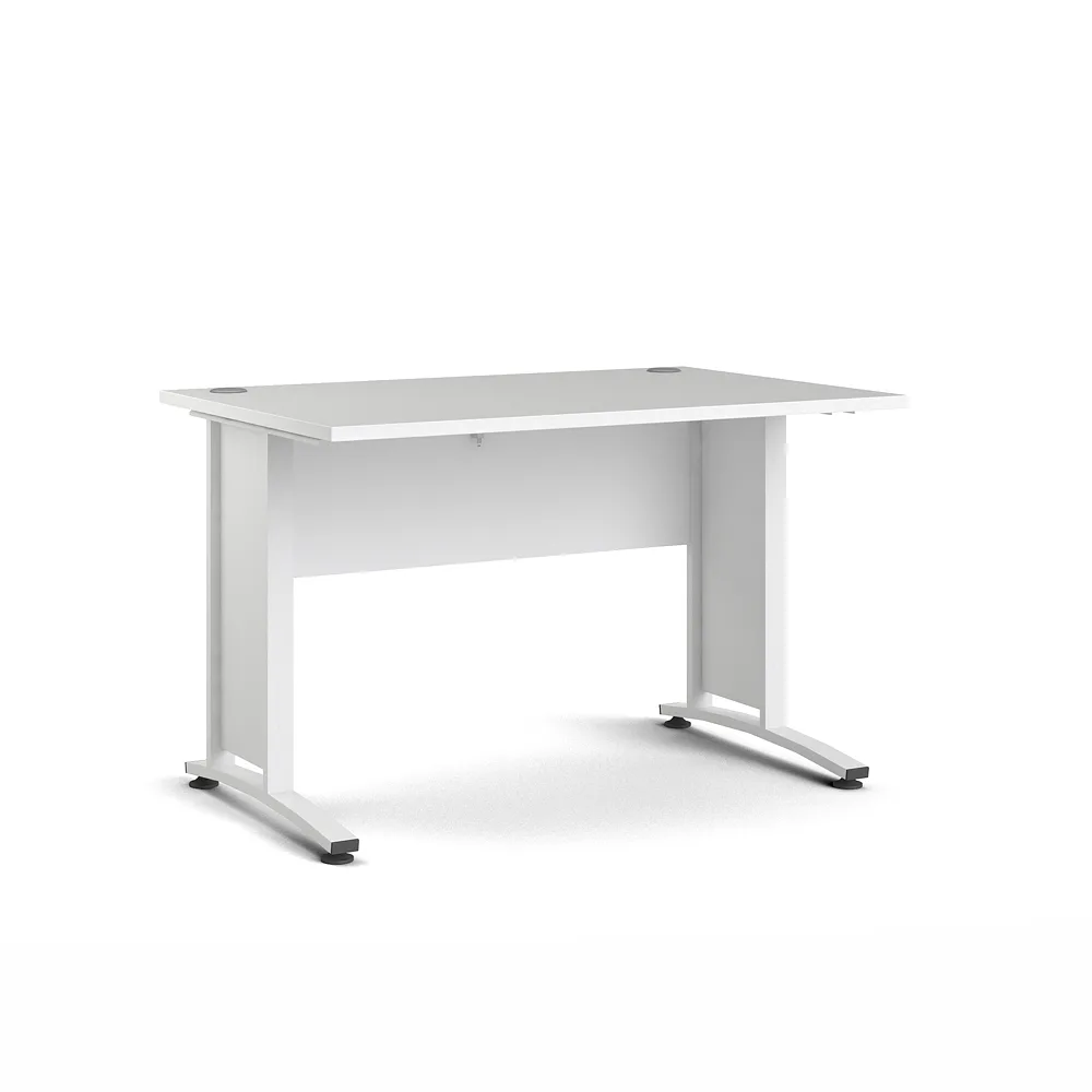 Prisme Schreibtisch Breite 120 cm weiss