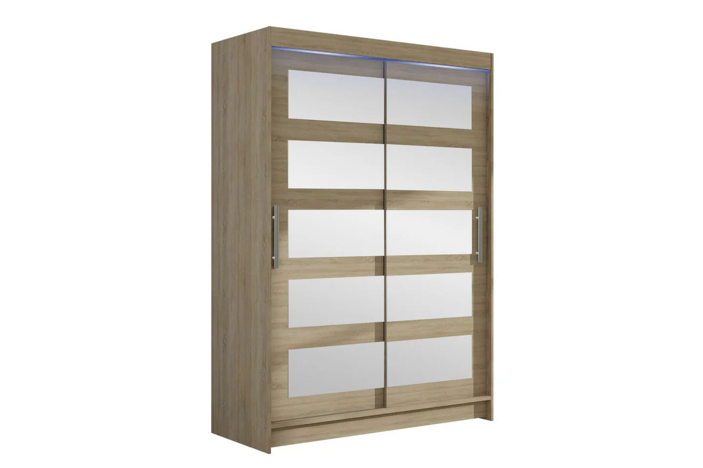 Estella Garderob med Spegel 120x200 cm - Beige