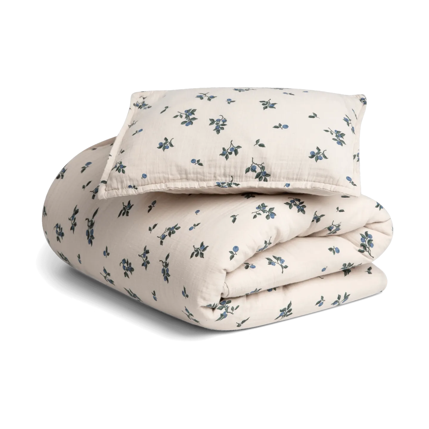 Garbo&Friends Blueberry Muslin Bettwäsche baby 70x100 cm/40x45 cm