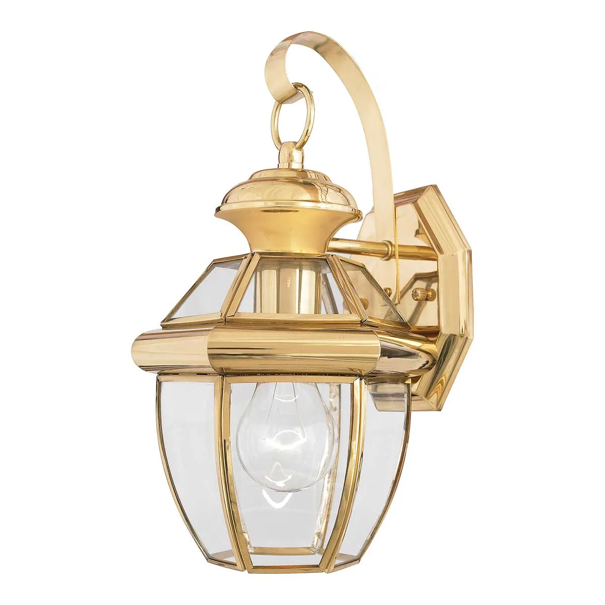 Elstead Lighting - Newbury - Fasadbelysning - Polerad mässing