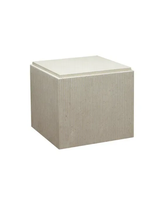 Cube Side Table Athen Stone