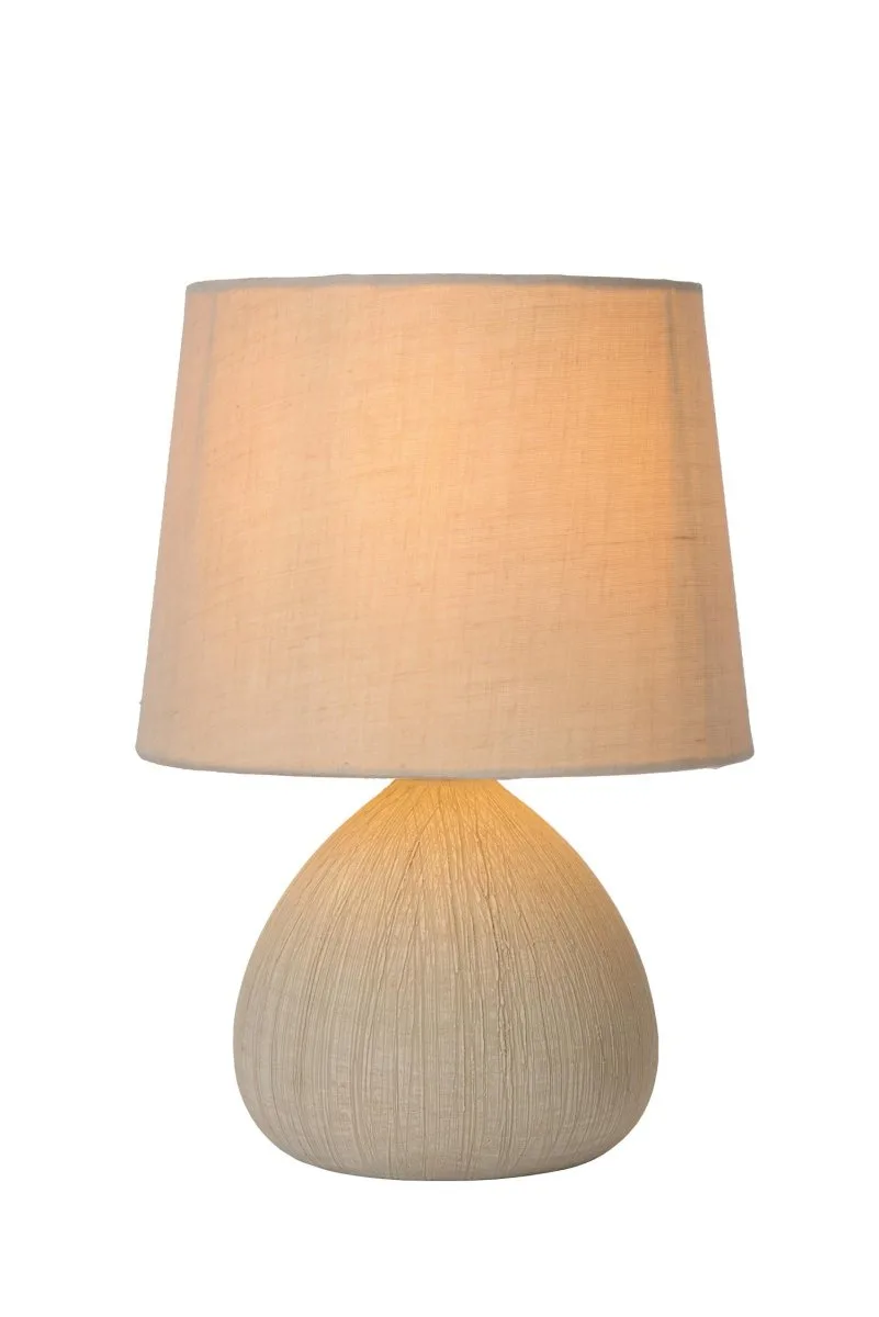 Lucide - Ramzi 26cm - Bordslampa - Creme