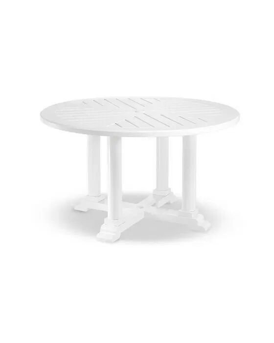 Bell Rive Round Dining Table White