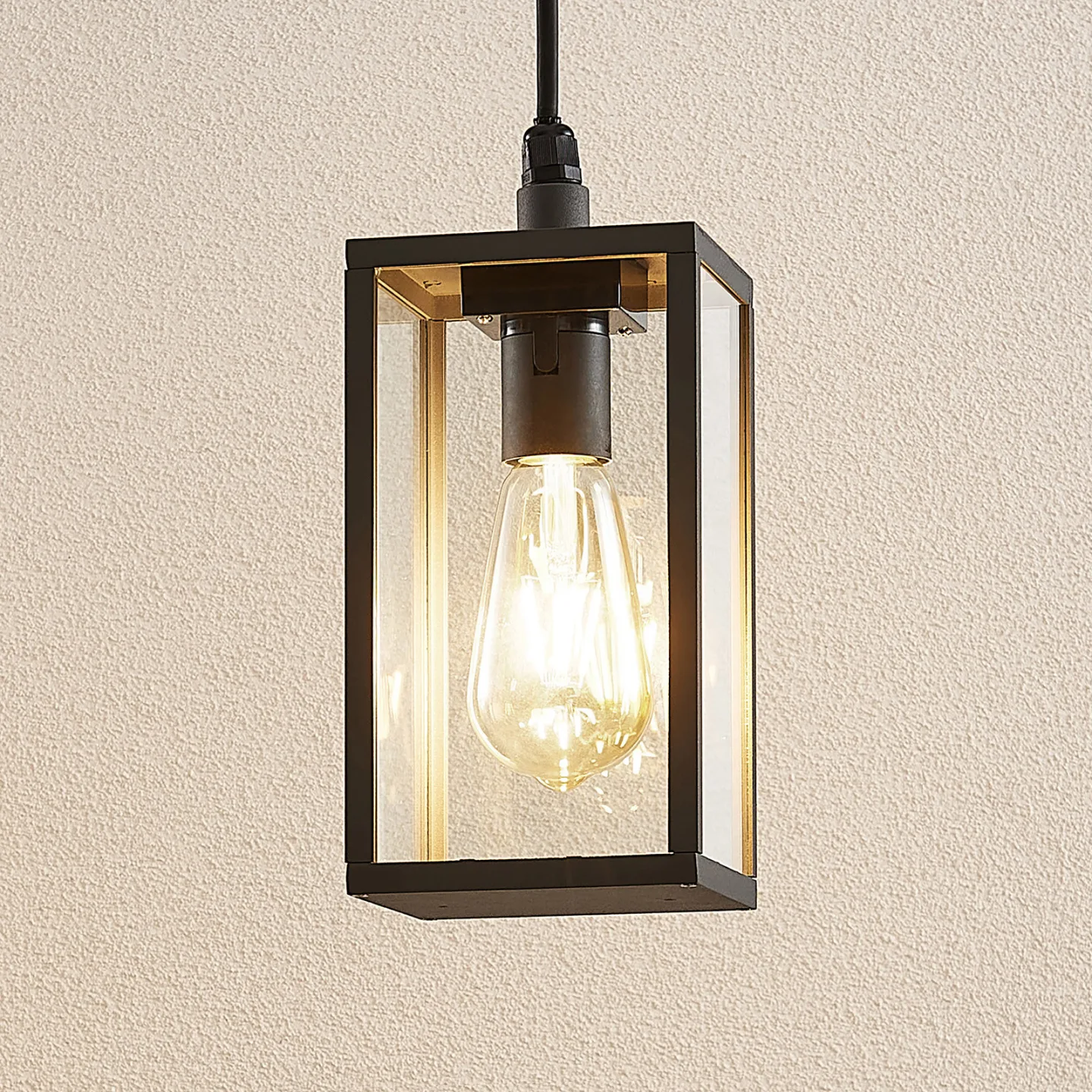 Filimon Udendørs Pendel Dark Grey - Lindby - Altan - Moderne - Aluminium - Med én lyskilde