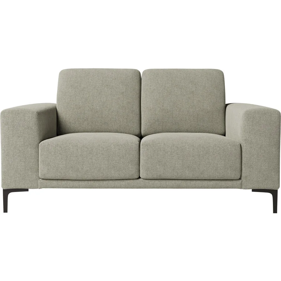 Sofa Bivio Rechts Polyester/Polypropylen graubeige B 164 T 88 cm