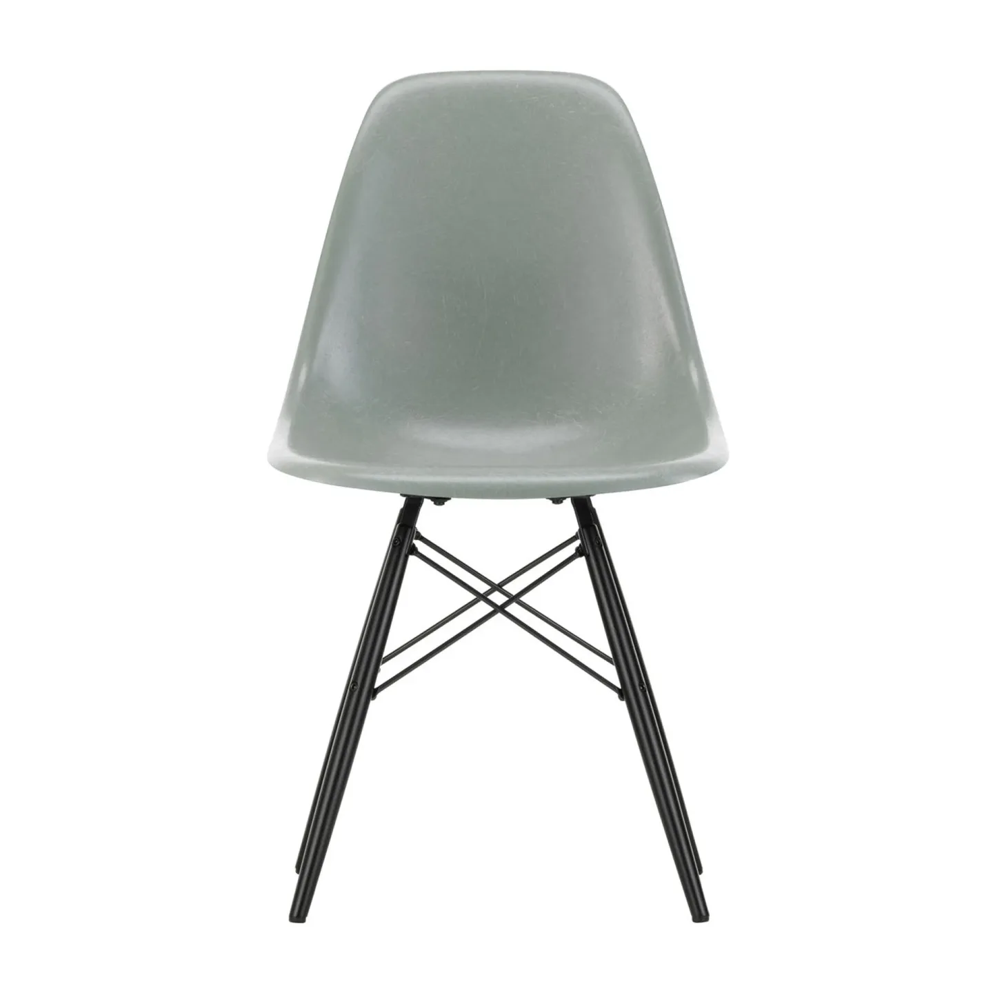 Vitra Eames Fiberglass Chairs DSW stol Sea foam green-black maple
