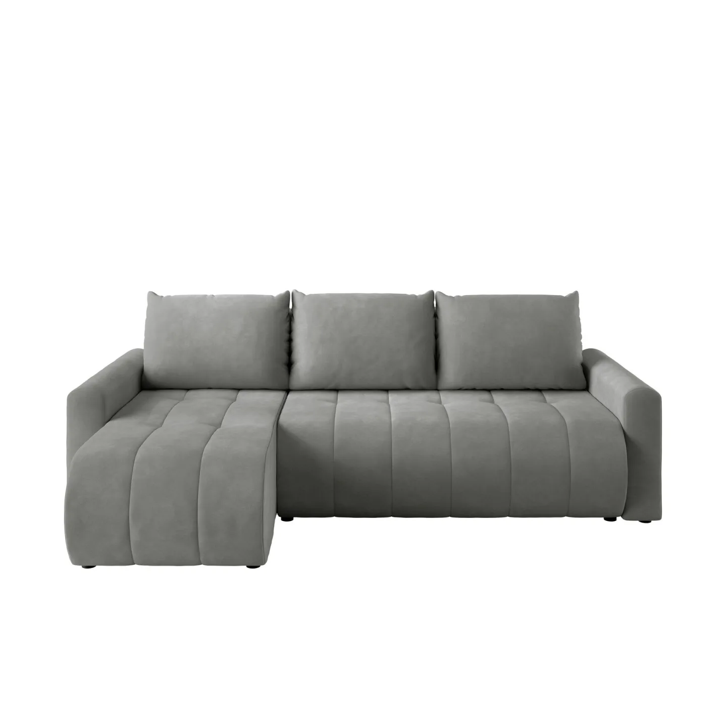 Fynrican 3-sits Bäddsoffa med divan - grå