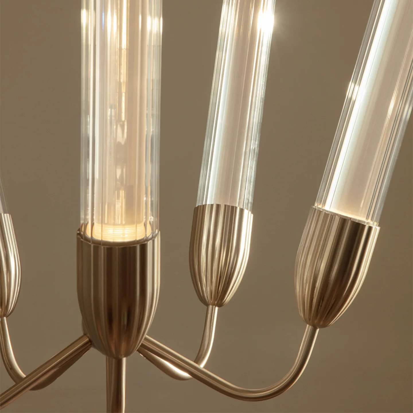 Lemon Squeeze Loftlampe Long Plated Brass - UMAGE - Spisestue - Design - Metal - Med flere lyskilder