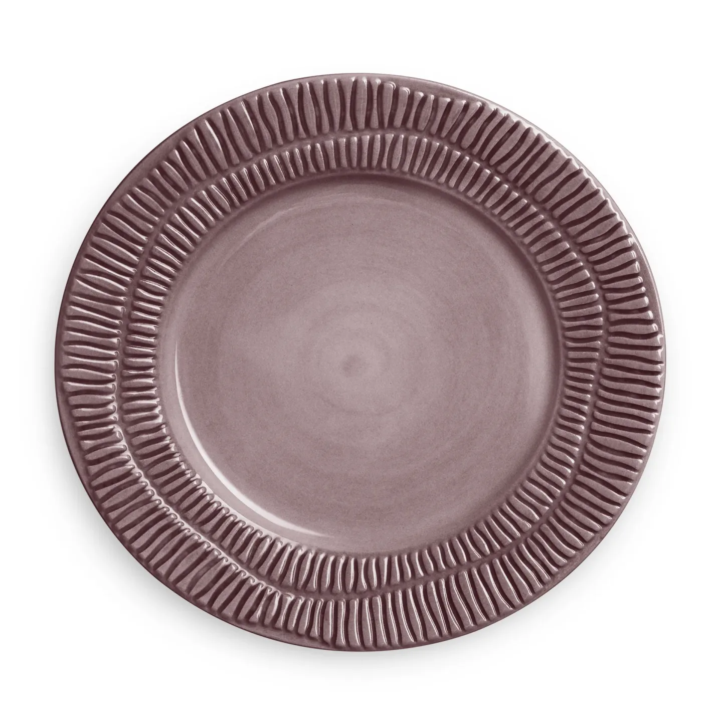 Mateus Stripes Teller Ø21cm Plum
