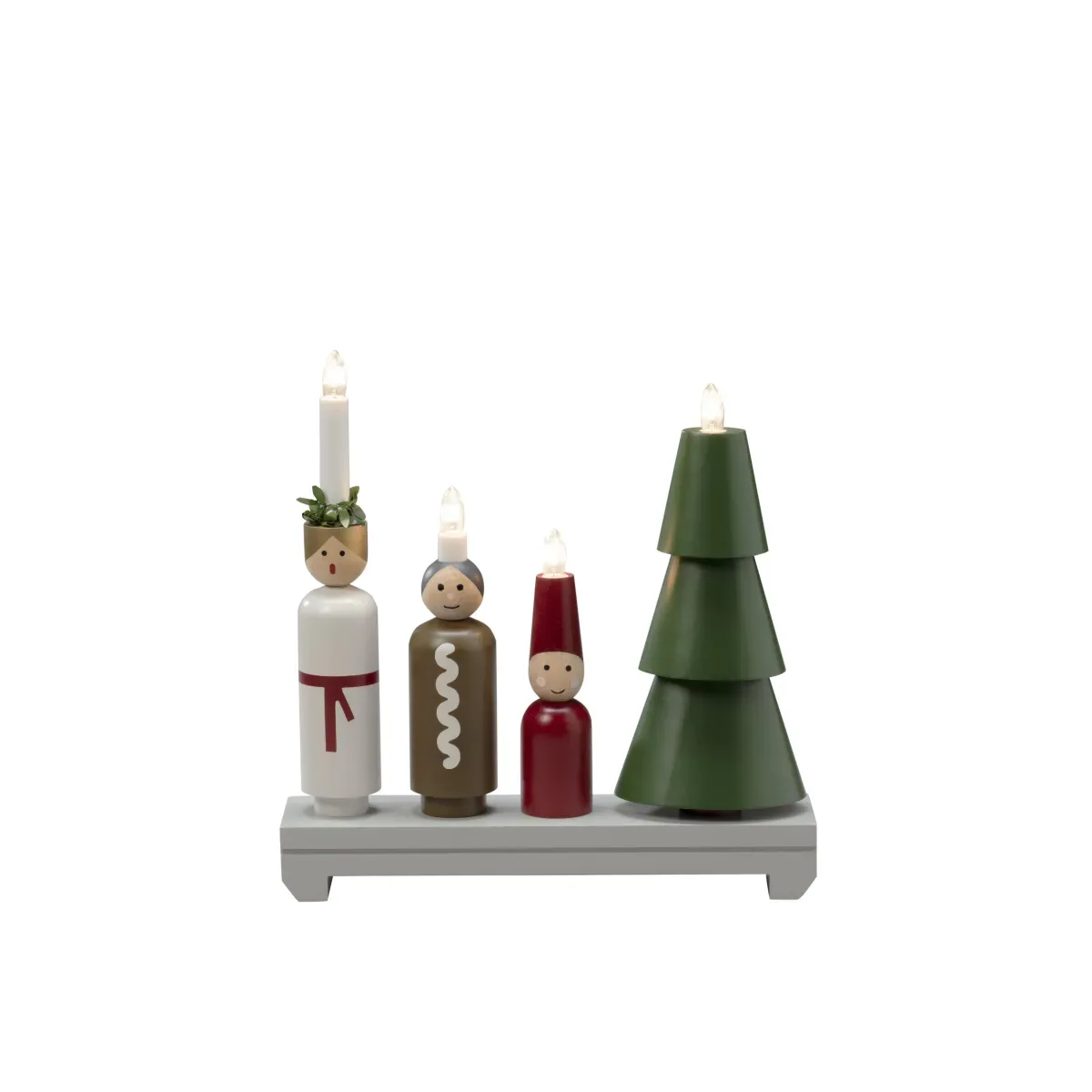 Konstsmide - Adventsljusstake Lucia - Adventsljusstake - Flerfärgad