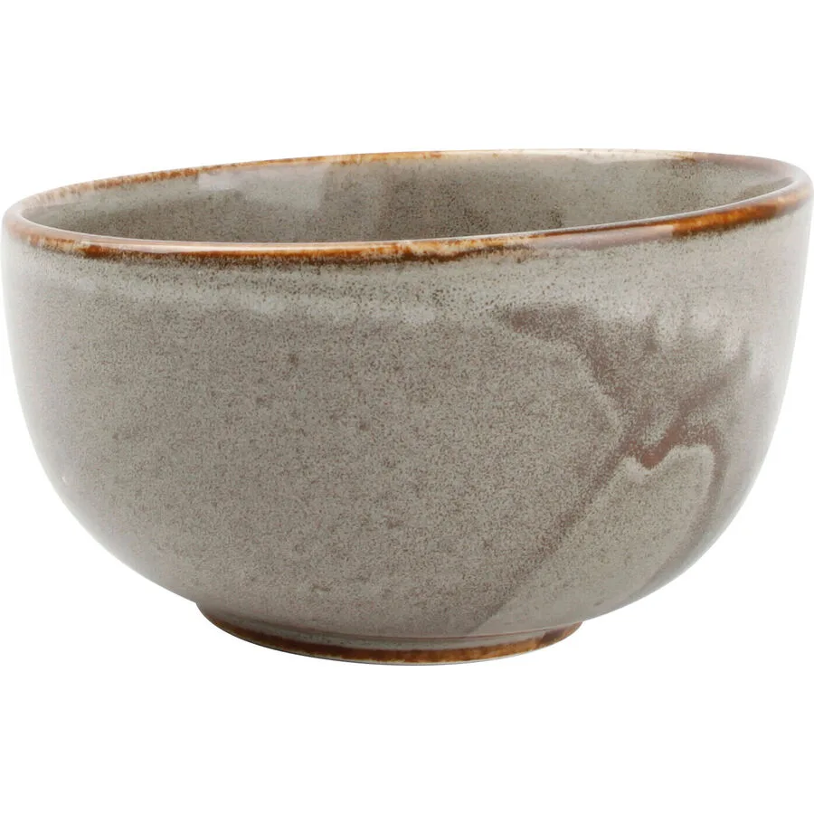 Fine2Dine Schale Ceres Grey Grau Porzellan 12 cm 6.5 cm