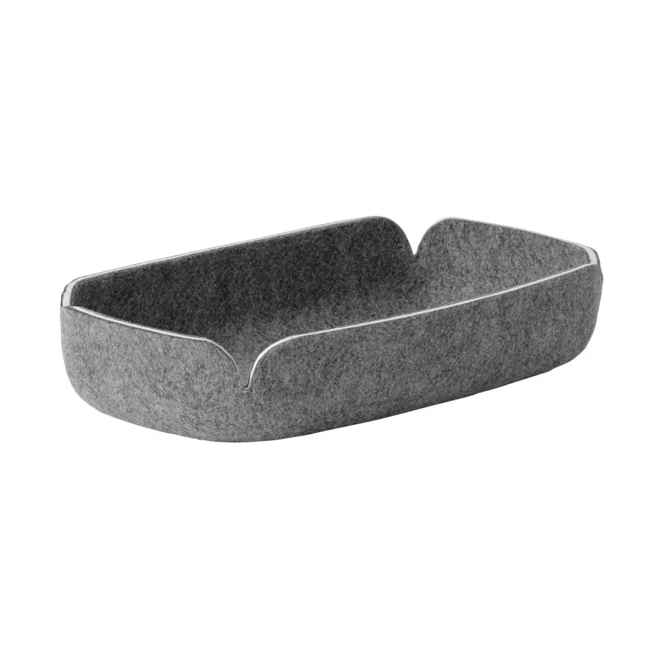 Muuto Restore Tablett 15,5x28 cm Grey mélange