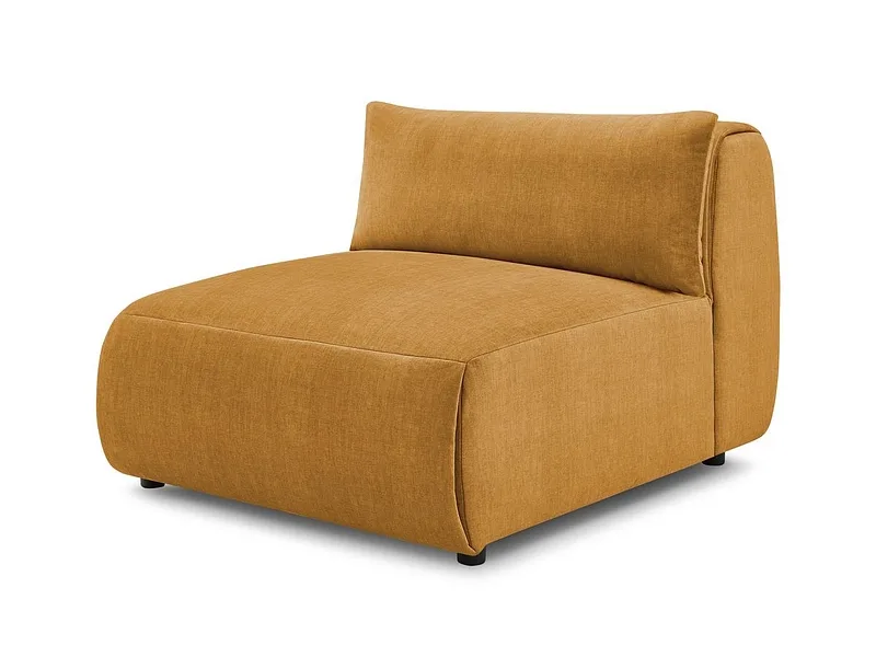 Modulare Sessel für Sofa BOBOCHIC JEANNE Samt gelb