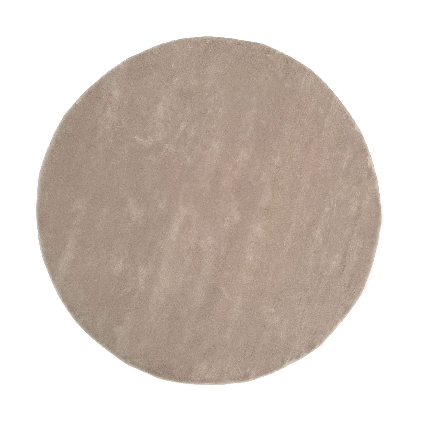 Tinted Liljehok Wollteppich Beige, Ø200 cm