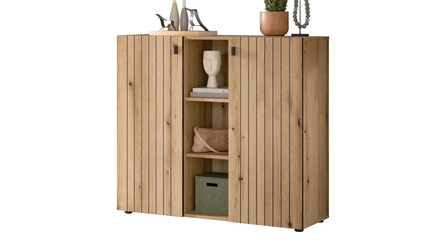 Garderobenkommode Evoke Eiche 106 x 37 cm - STATION